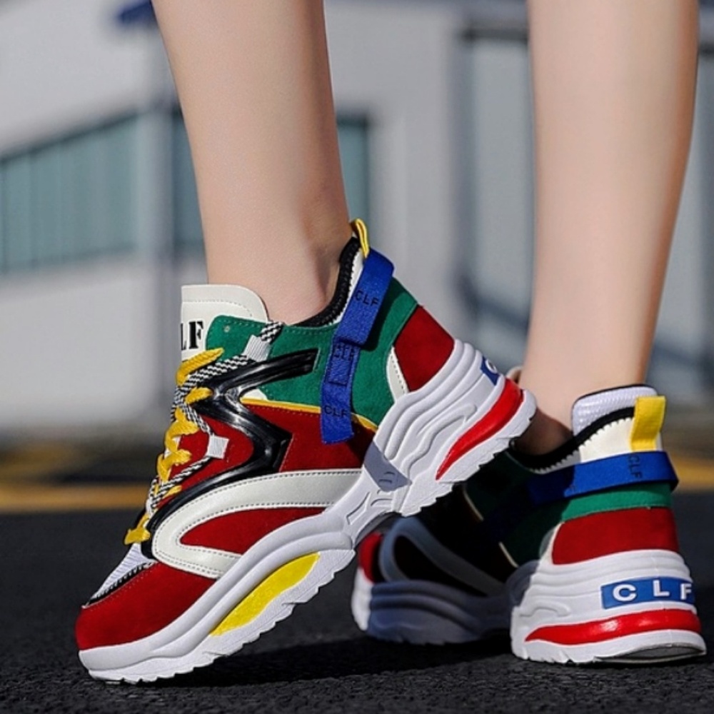 Men/women fashion shoes color matching